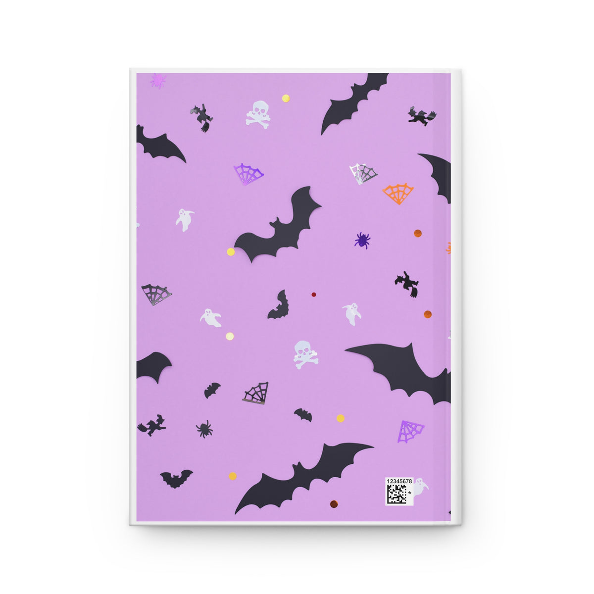 Halloween Boo! Cute Ghost & Pumpkins Hardcover Journal (Lined)