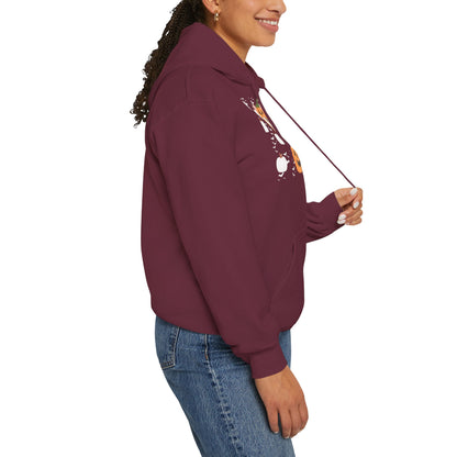 Halloween Pumpkin Cat Hoodie — Cute Jack-O'-Lantern Kitten Sweatshirt