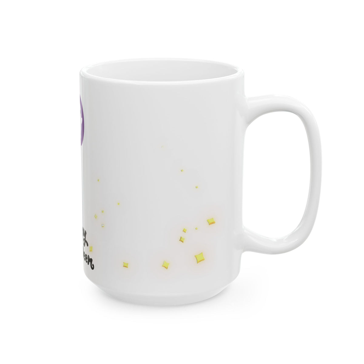 Happy Halloween Balloon Ceramic Mug - Cute Ghost, Jack-O'-Lantern & Skull Drinkware (11oz/15oz)