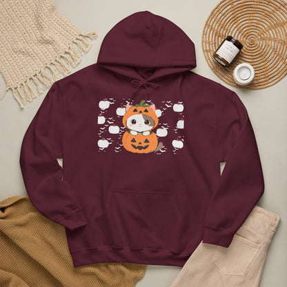 Halloween Pumpkin Cat Hoodie — Cute Jack-O'-Lantern Kitten Sweatshirt