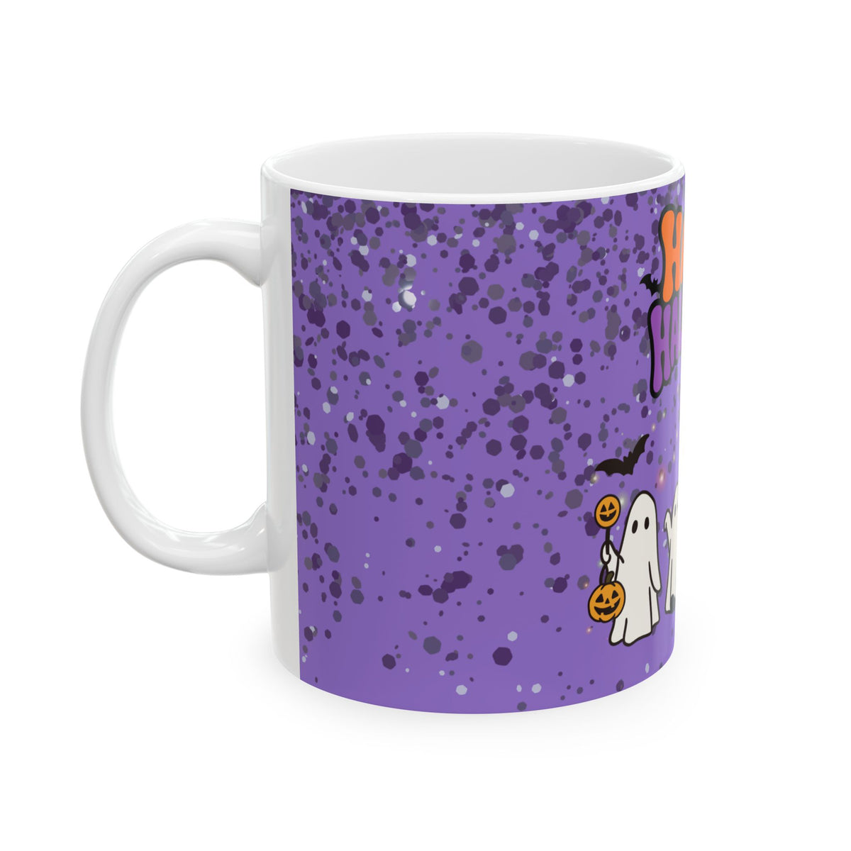 Happy Halloween Ghosts Ceramic Mug (11oz & 15oz)