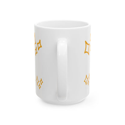 Cute Halloween Friends Ceramic Mug — Ghost, Pumpkin & Vampire Coffee Cup (11oz/15oz)