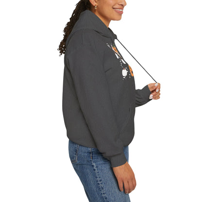 Halloween Pumpkin Cat Hoodie — Cute Jack-O'-Lantern Kitten Sweatshirt