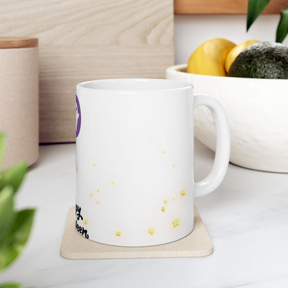 Happy Halloween Balloon Ceramic Mug - Cute Ghost, Jack-O'-Lantern & Skull Drinkware (11oz/15oz)