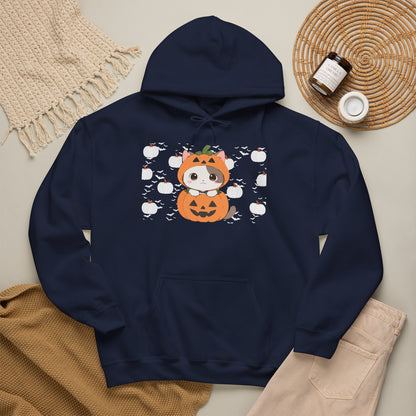 Halloween Pumpkin Cat Hoodie — Cute Jack-O'-Lantern Kitten Sweatshirt