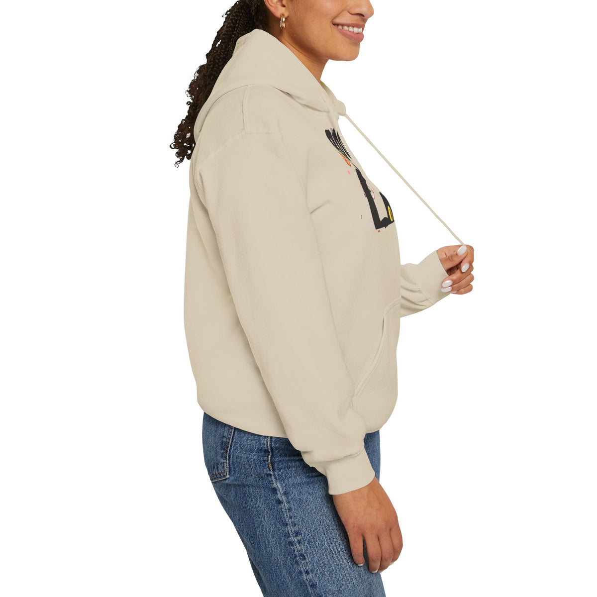 Halloween Cat 'Boo' Hoodie – Cute Spooky Black Cat Pullover