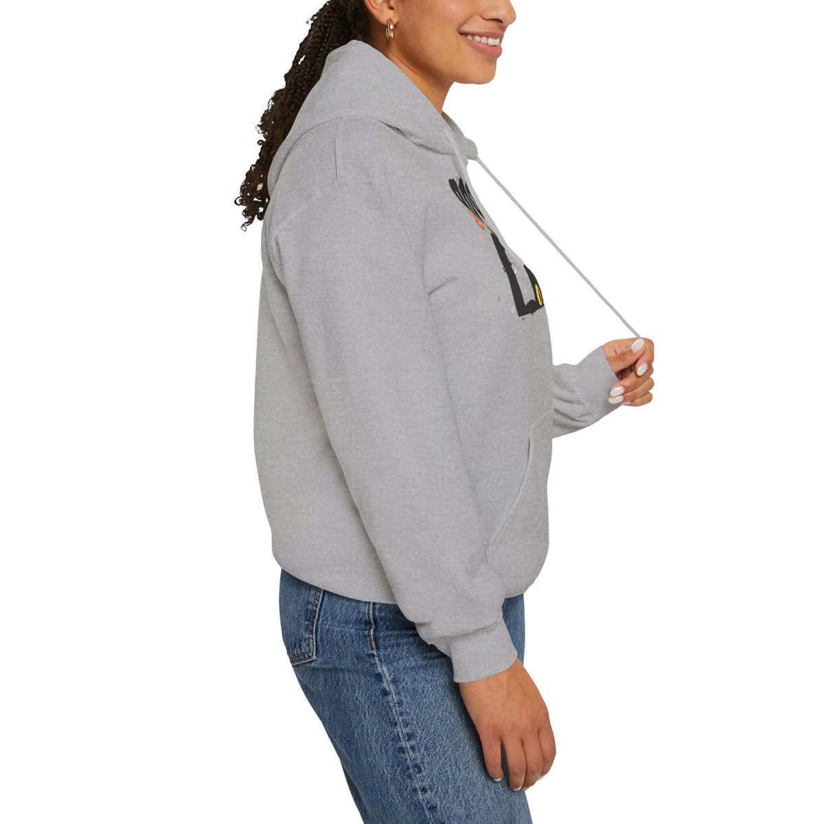 Halloween Cat 'Boo' Hoodie – Cute Spooky Black Cat Pullover