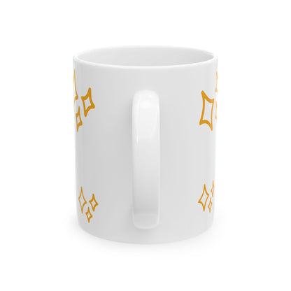 Cute Halloween Friends Ceramic Mug — Ghost, Pumpkin & Vampire Coffee Cup (11oz/15oz)