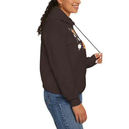 Halloween Pumpkin Cat Hoodie — Cute Jack-O'-Lantern Kitten Sweatshirt
