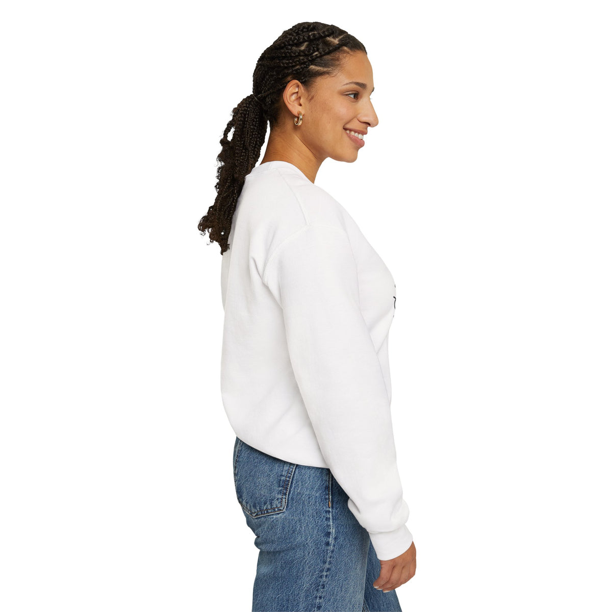 Halloween "Trick or Treat" Sweatshirt — Cute Ghost & Pumpkins Crewneck