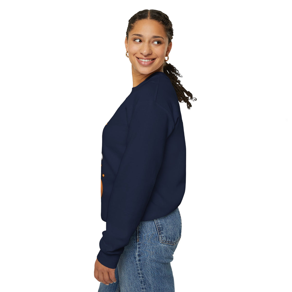 Halloween "Trick or Treat" Sweatshirt — Cute Ghost & Pumpkins Crewneck