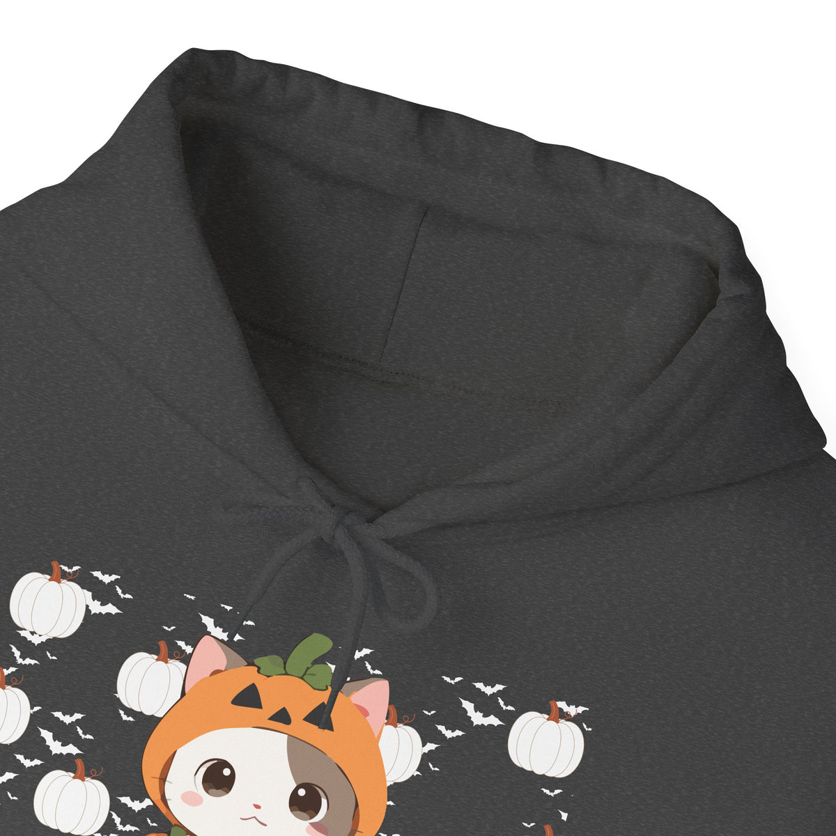 Halloween Pumpkin Cat Hoodie — Cute Jack-O'-Lantern Kitten Sweatshirt