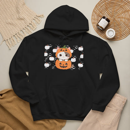 Halloween Pumpkin Cat Hoodie — Cute Jack-O'-Lantern Kitten Sweatshirt