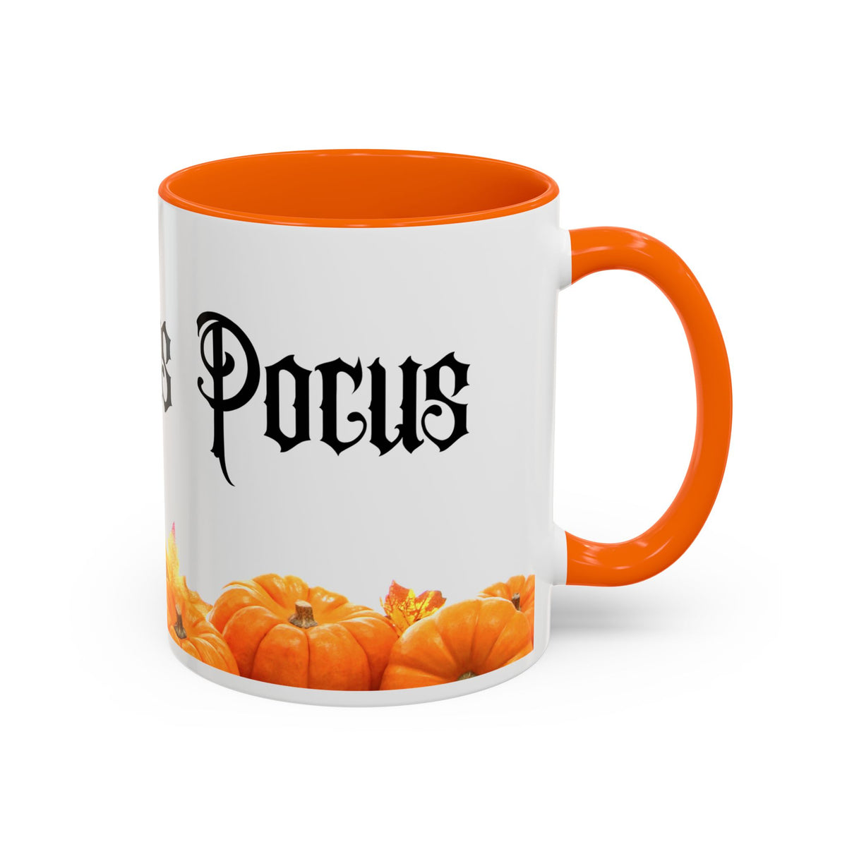 Hocus Pocus Pumpkin Accent Coffee Mug — Halloween Pumpkin Spice 11/15oz