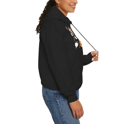 Halloween Pumpkin Cat Hoodie — Cute Jack-O'-Lantern Kitten Sweatshirt